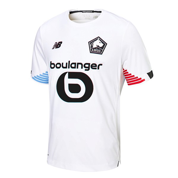 Camiseta Lille Replica Tercera Ropa 2020/21 Blanco